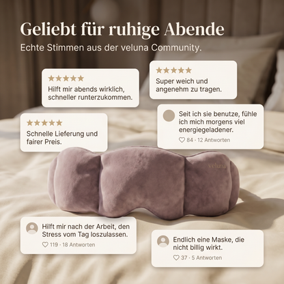 Veluna Gewichtete Schlafmaske